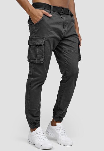 Regular Pantalon 'Kerr' INDICODE JEANS en noir