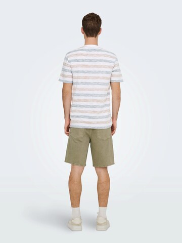 Only & Sons Футболка 'ONSMATHI' в Белый