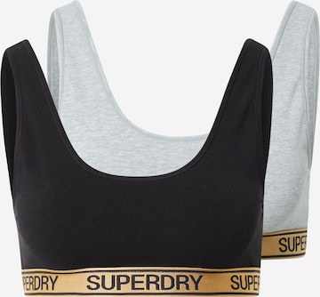 Superdry Сутиен 'GRACE' в сиво: отпред