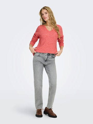 ONLY Pullover 'ONLCamilla' in Rot