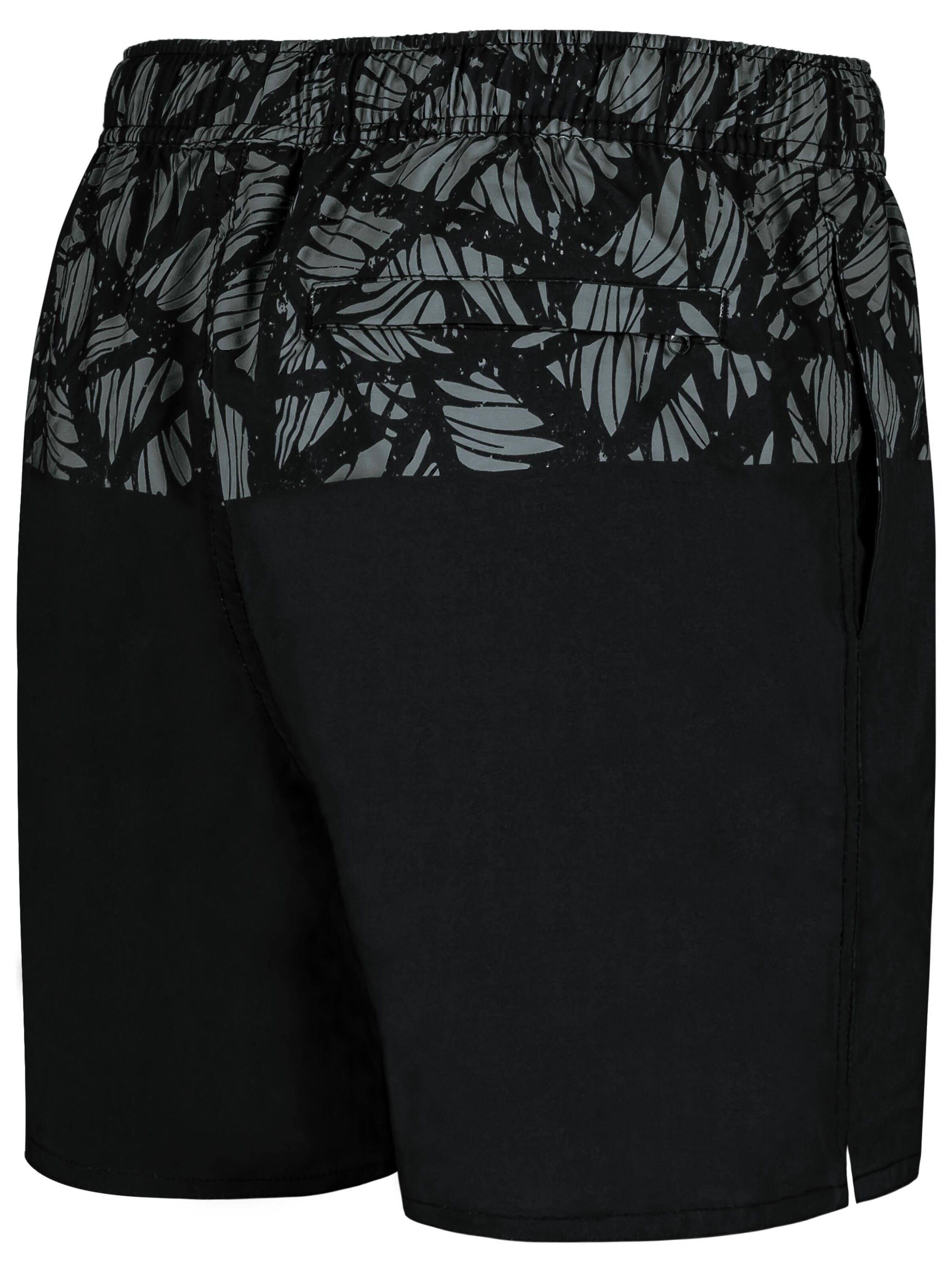 normani Zwemshorts 'Lahaina' in Zwart