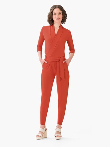 Les Lunes Jumpsuit 'Paul' in Orange: Vorderseite