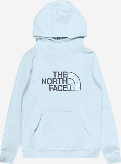 THE NORTH FACE Sportsweatshirt 'DREW PEAK' in nachtblau / hellblau / weiß, Produktansicht