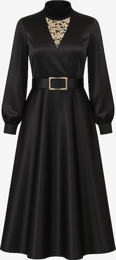 MODAMIHRAM Kleid in 38 in beige / schwarz, Produktansicht