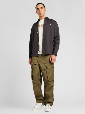 pilka Carhartt WIP Standartinis modelis Dalykinio stiliaus marškiniai 'Madison'