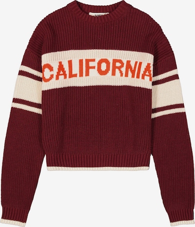 GARCIA Pulover u boja pijeska / ciglasto crvena / boja vina, Pregled proizvoda