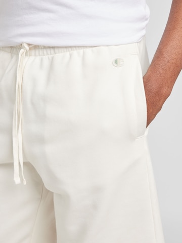 Champion Authentic Athletic Apparel Normalny krój Spodnie w kolorze biały