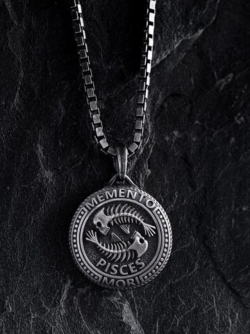 REYTEL Pendant 'PISCES. MEMENTO MORI' in Silver
