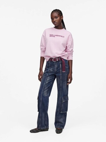 Sweat-shirt 'Essential' KARL LAGERFELD JEANS en violet