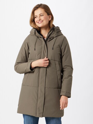 Parka d’hiver 'Tiril' elvine en vert : devant