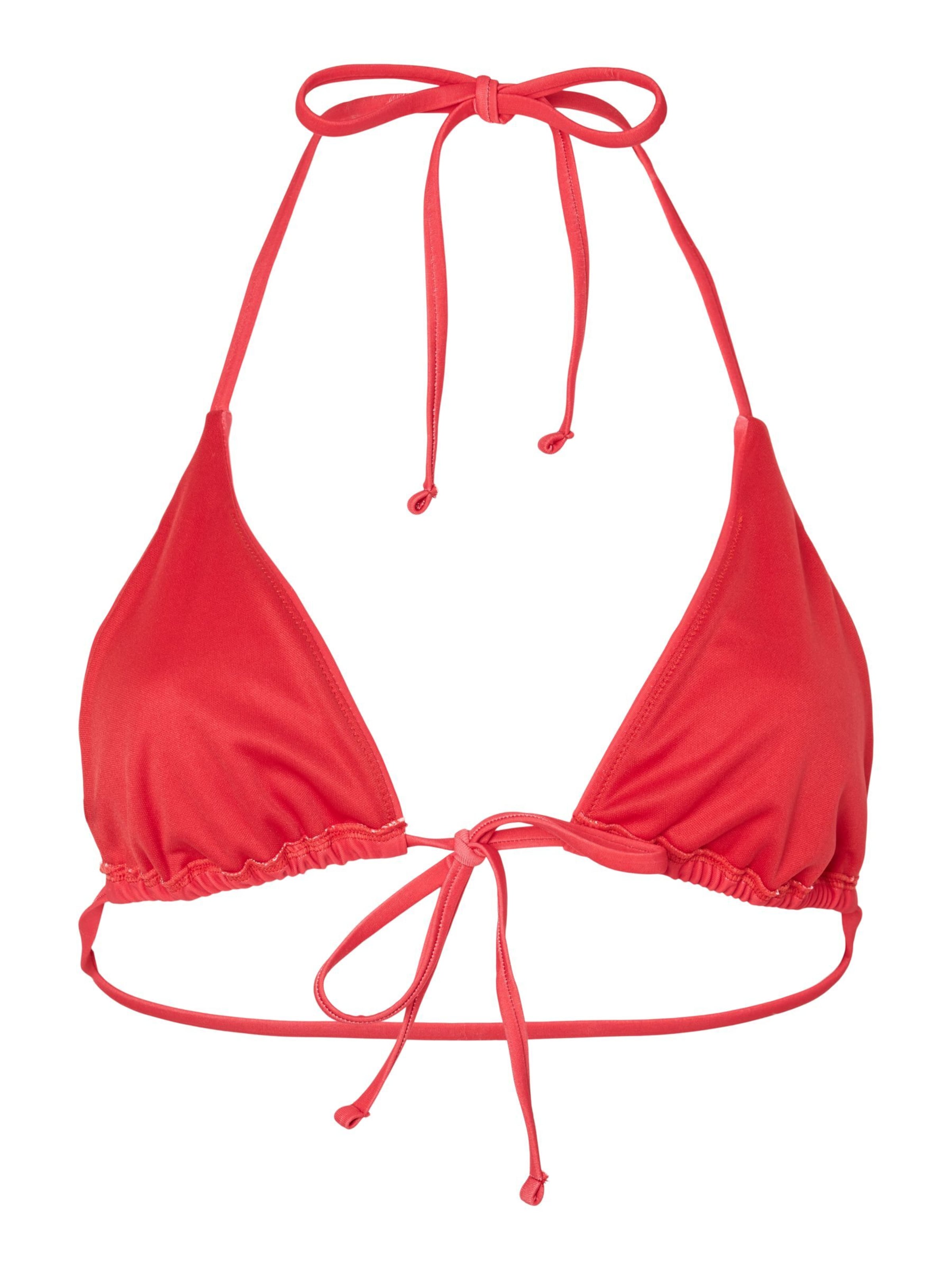PIECES Bikinitop 'PCBAOMI' in Rood