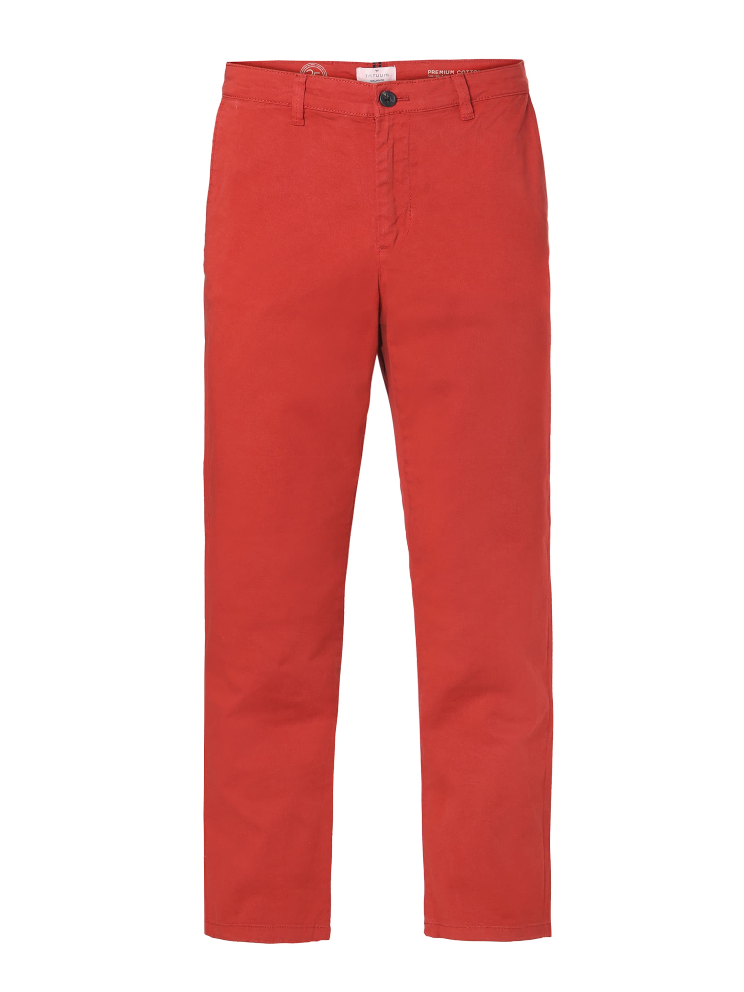 TATUUM Slimfit Hose 'Joseph 2' in Rot: Vorderseite