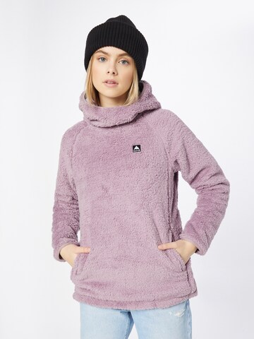 BURTON Sportief sweatshirt in Lila: voorkant