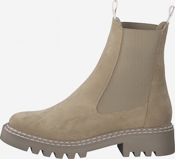 TAMARIS Chelsea boots in Beige