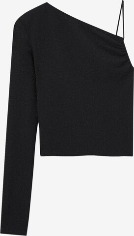 Pull&Bear Shirt in Black: front