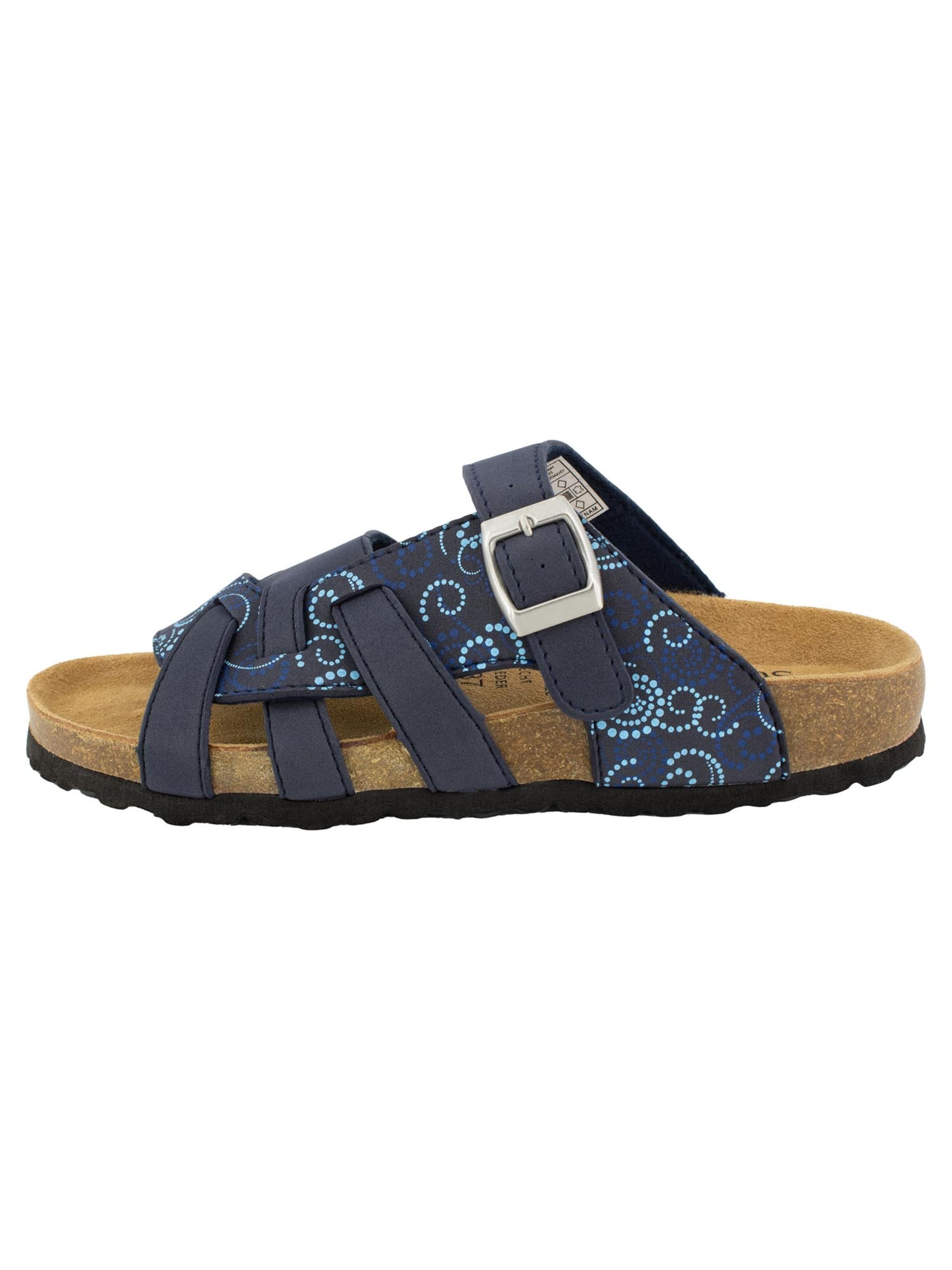 SUPERSOFT by Indigo Mules 'Classic' in Blue: front