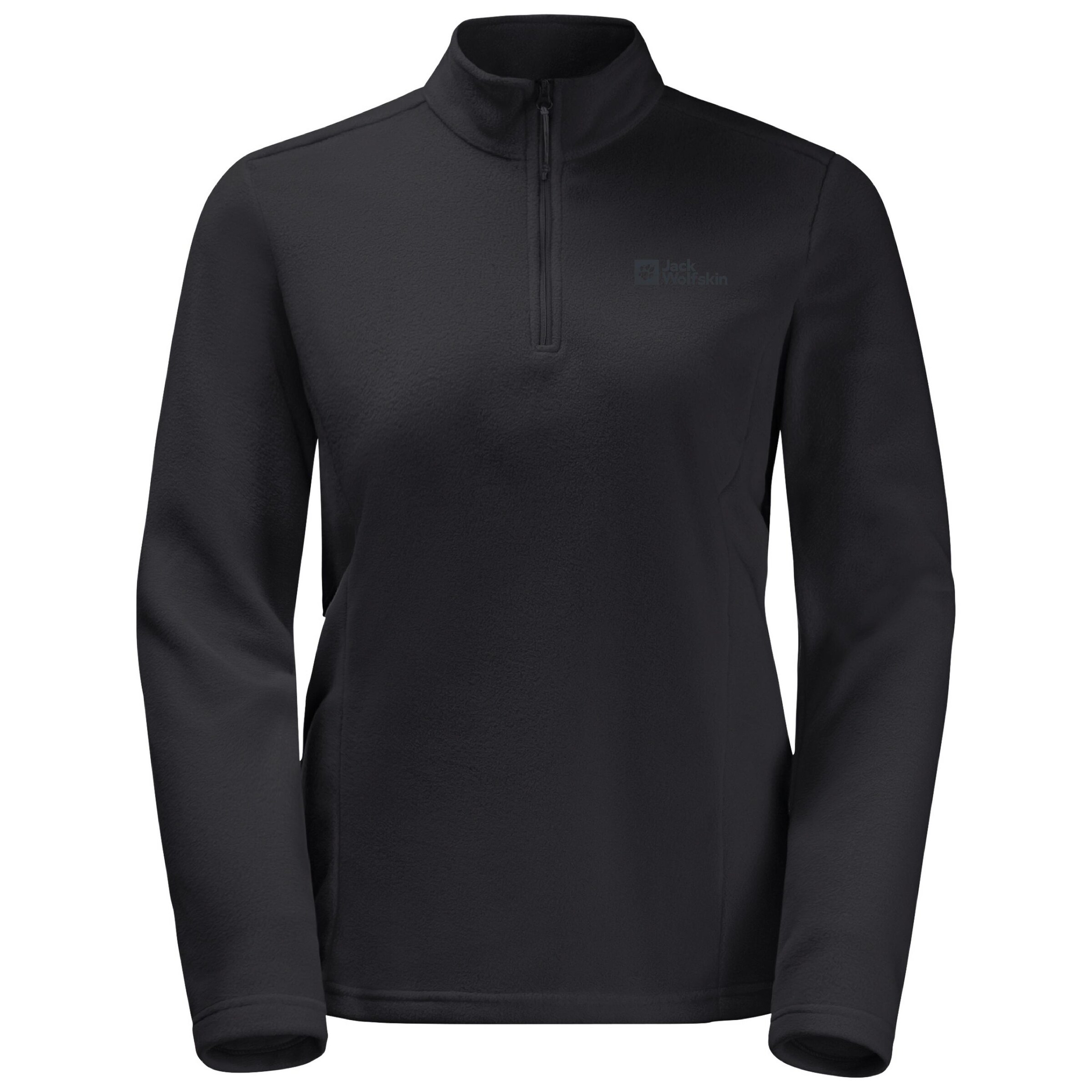 JACK WOLFSKIN Sporttrui 'Taunus' in Zwart: voorkant