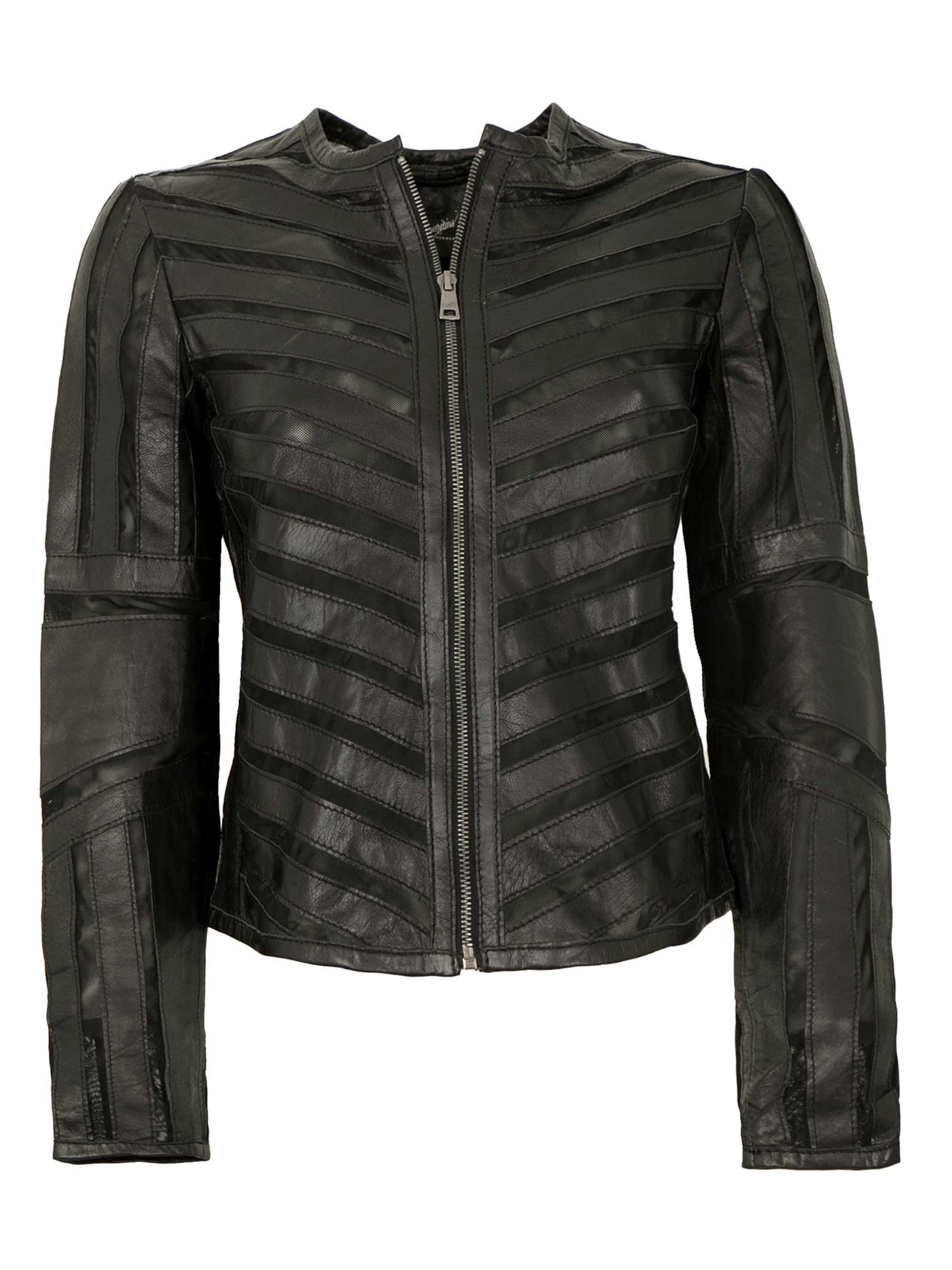 Mauritius Übergangsjacke 'GGSuri'‌‌‌‌‌‌‌‌ in Schwarz: Vorderseite