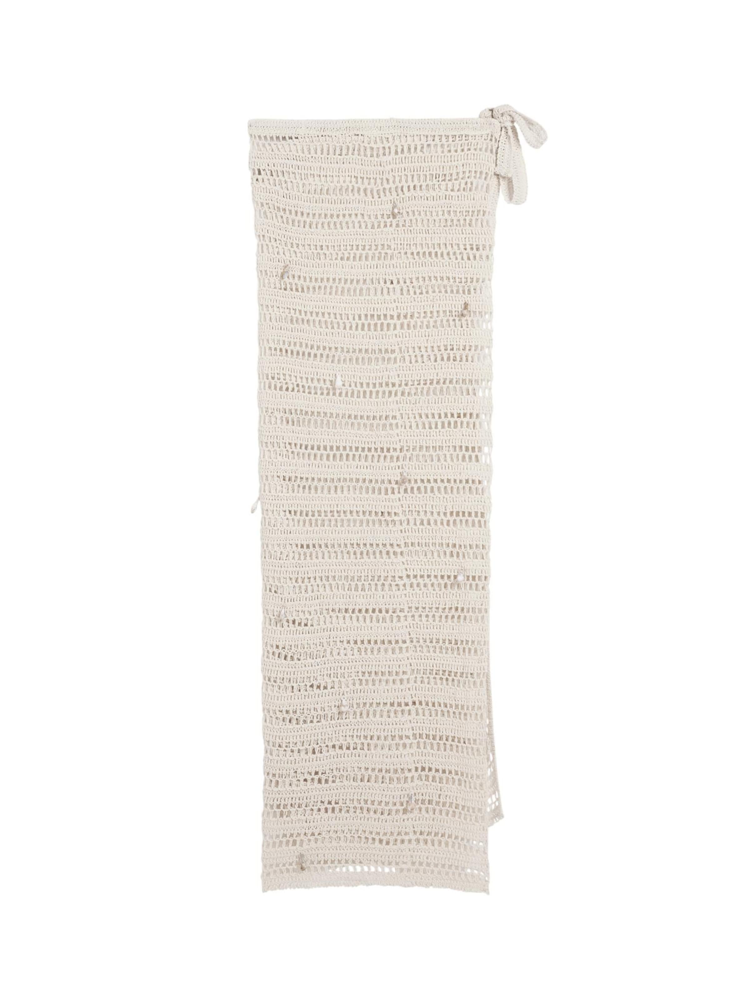 Desigual Plážový ručník – bílá: přední strana