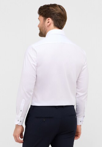 ETERNA Comfort fit Button Up Shirt in White