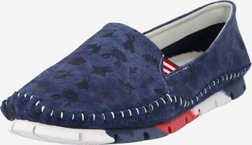 COSMOS COMFORT Moccasins in Blue: front