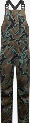 regular Pantaloni con pettorina di BILLABONG in verde: frontale