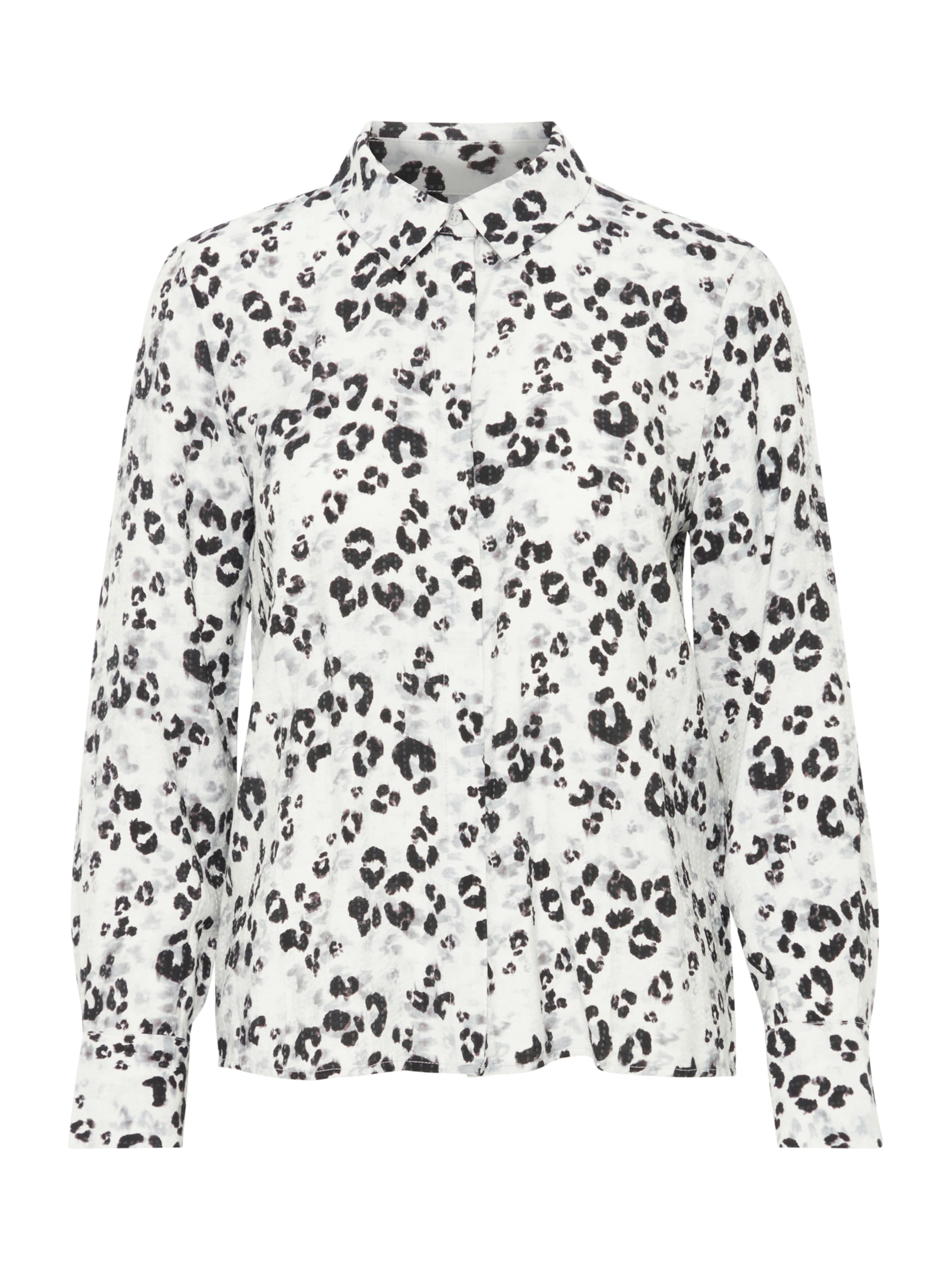 Bluză 'IH VALOR' de la ICHI pe alb: față