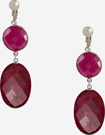 Boucles d'oreilles Gemshine en rouge