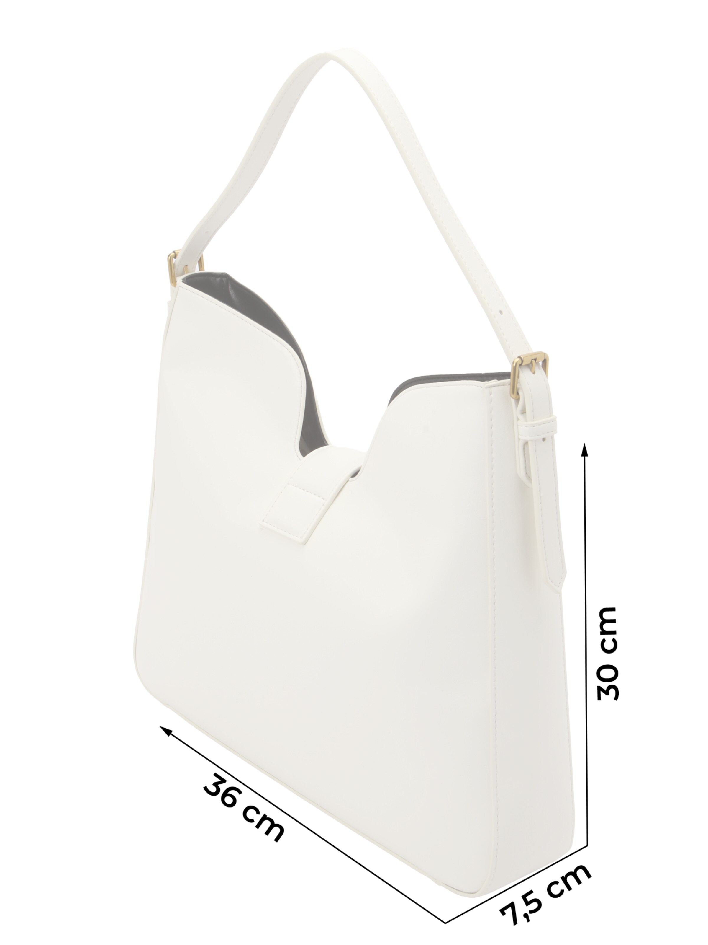 Borsa a spalla 'ICONIC SNAKES' di Just Cavalli in bianco