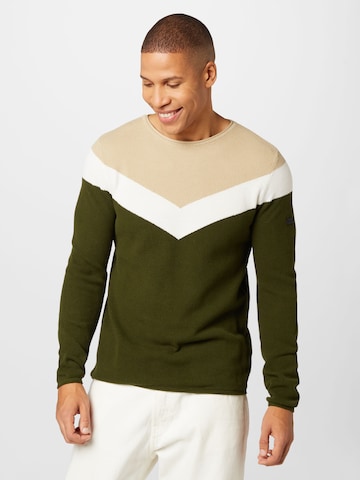 Key Largo Sweater 'RÜDIGER' in Green: front