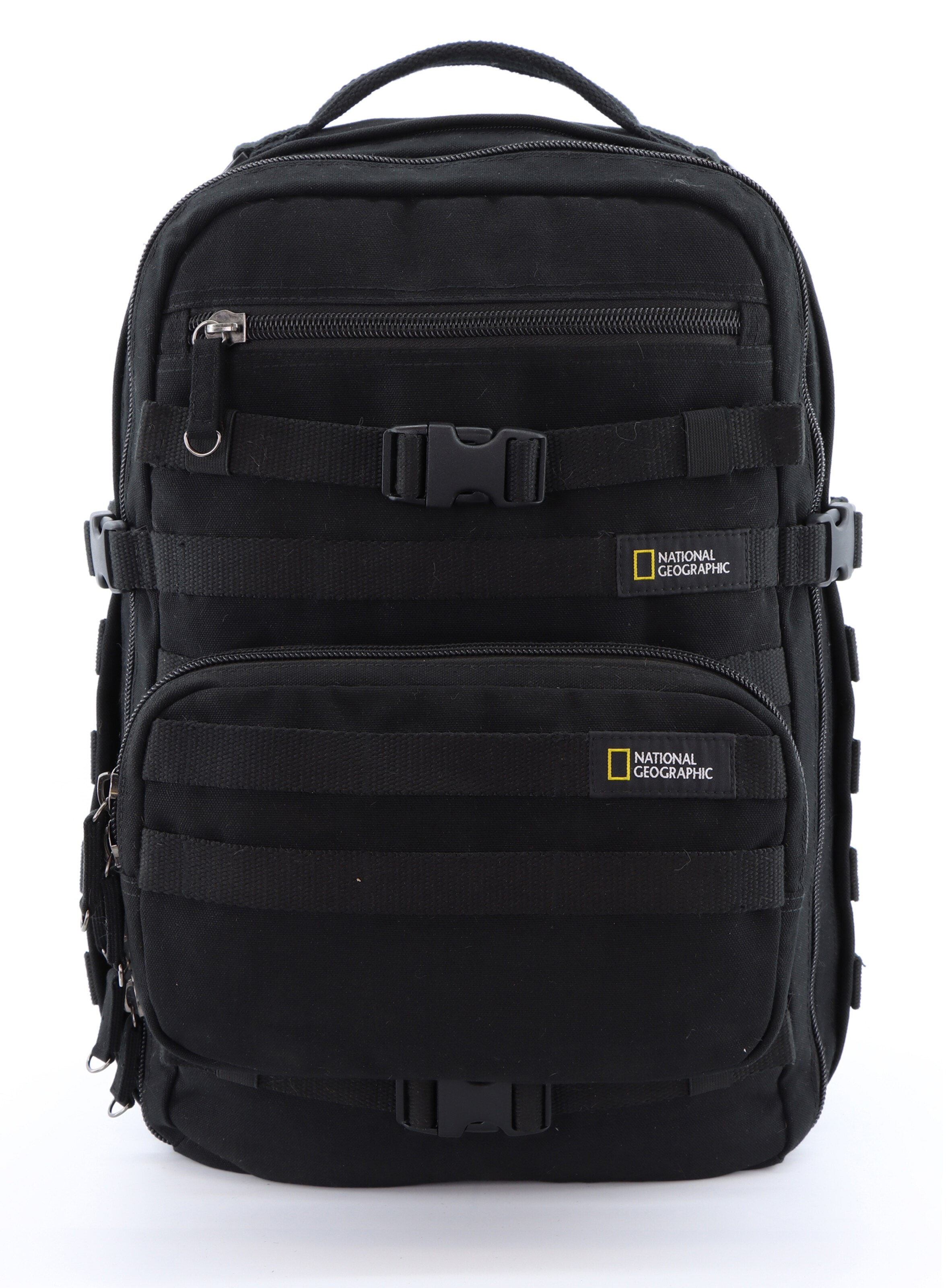 National Geographic Backpack 'Rocket' in Black: front