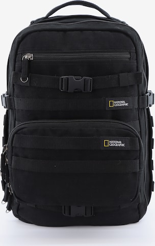 National Geographic Backpack 'Rocket' in Black: front