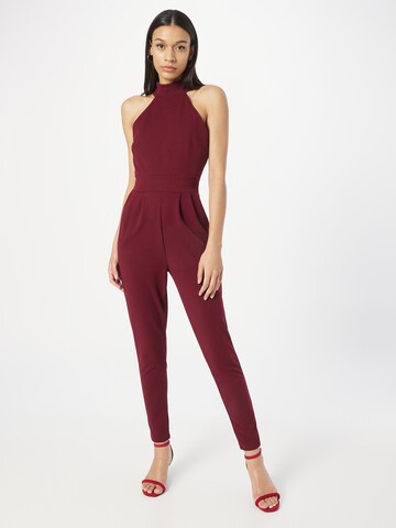 Tuta jumpsuit di WAL G. in rosso: frontale