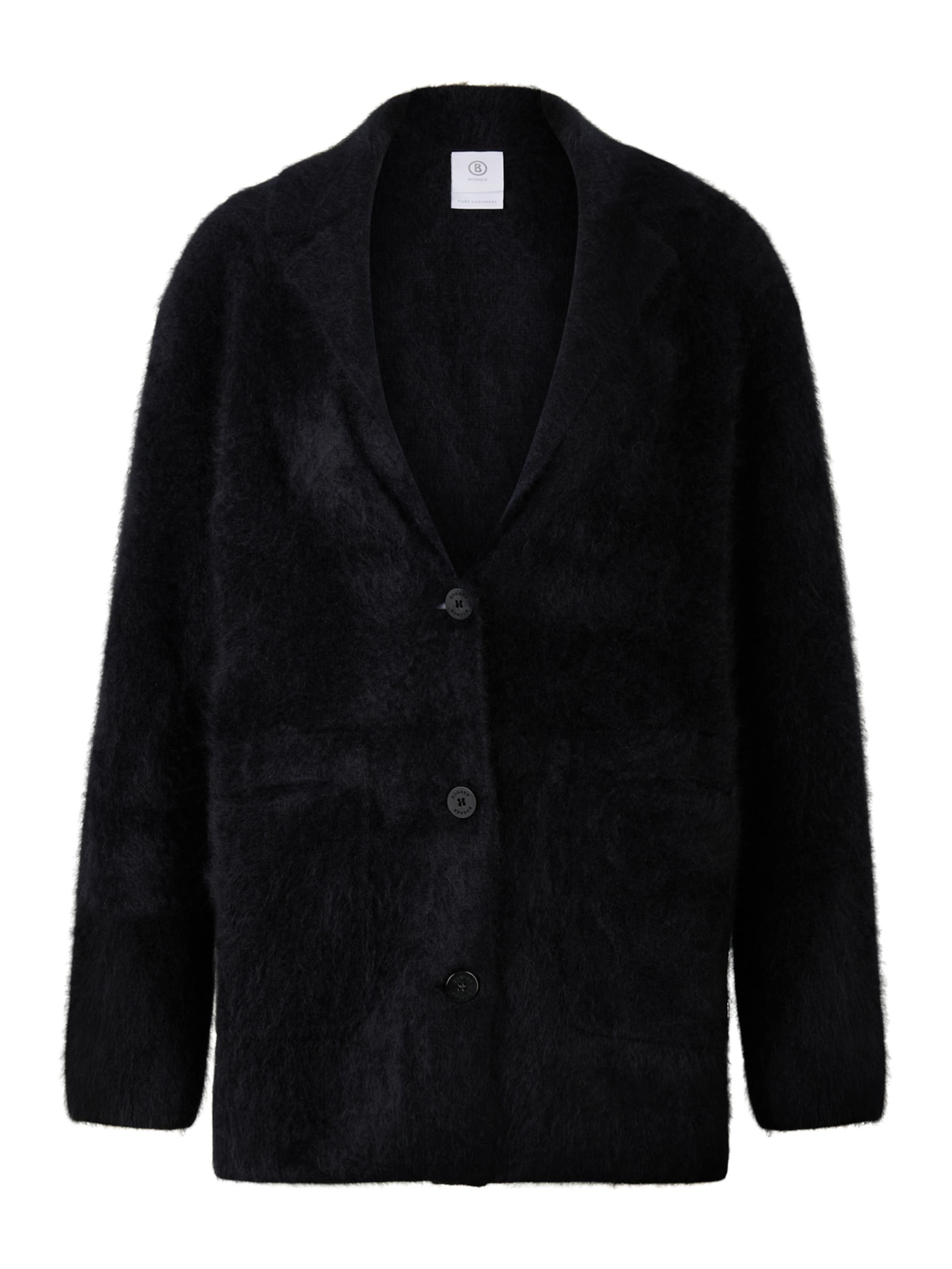 BOGNER Knit cardigan 'Jadie' in Black, Item view