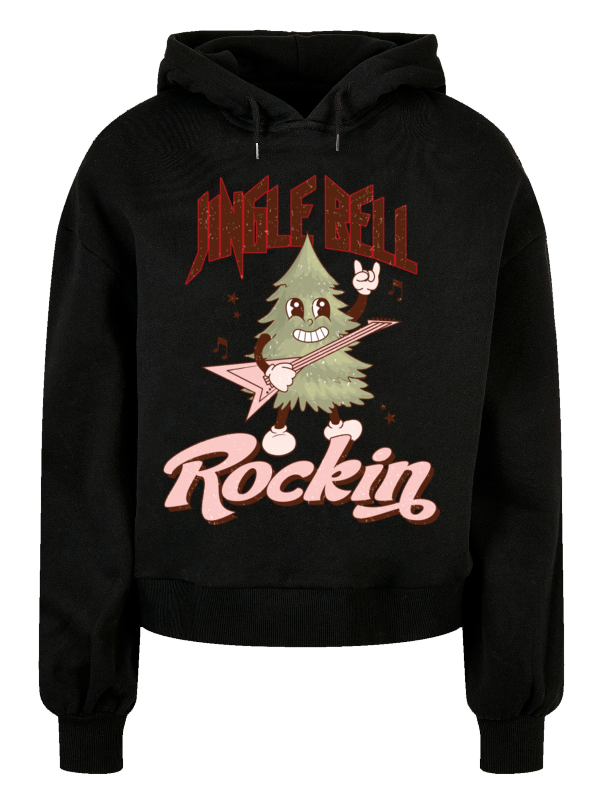 F4NT4STIC Sweatshirt 'Jingle Bell Rocking Christmas' in Black: front