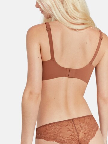 Push-up Reggiseno di Gisela in marrone: dietro