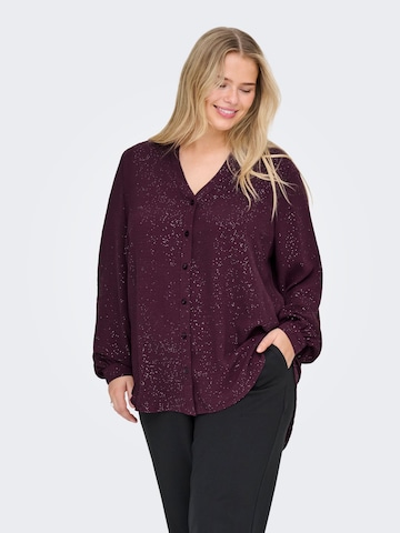 ONLY Carmakoma Blouse 'JOSEE ' in Lila: voorkant