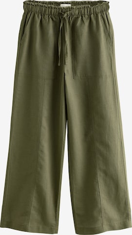 NextWide Leg/ Široke nogavice Hlače - zelena boja: prednji dio