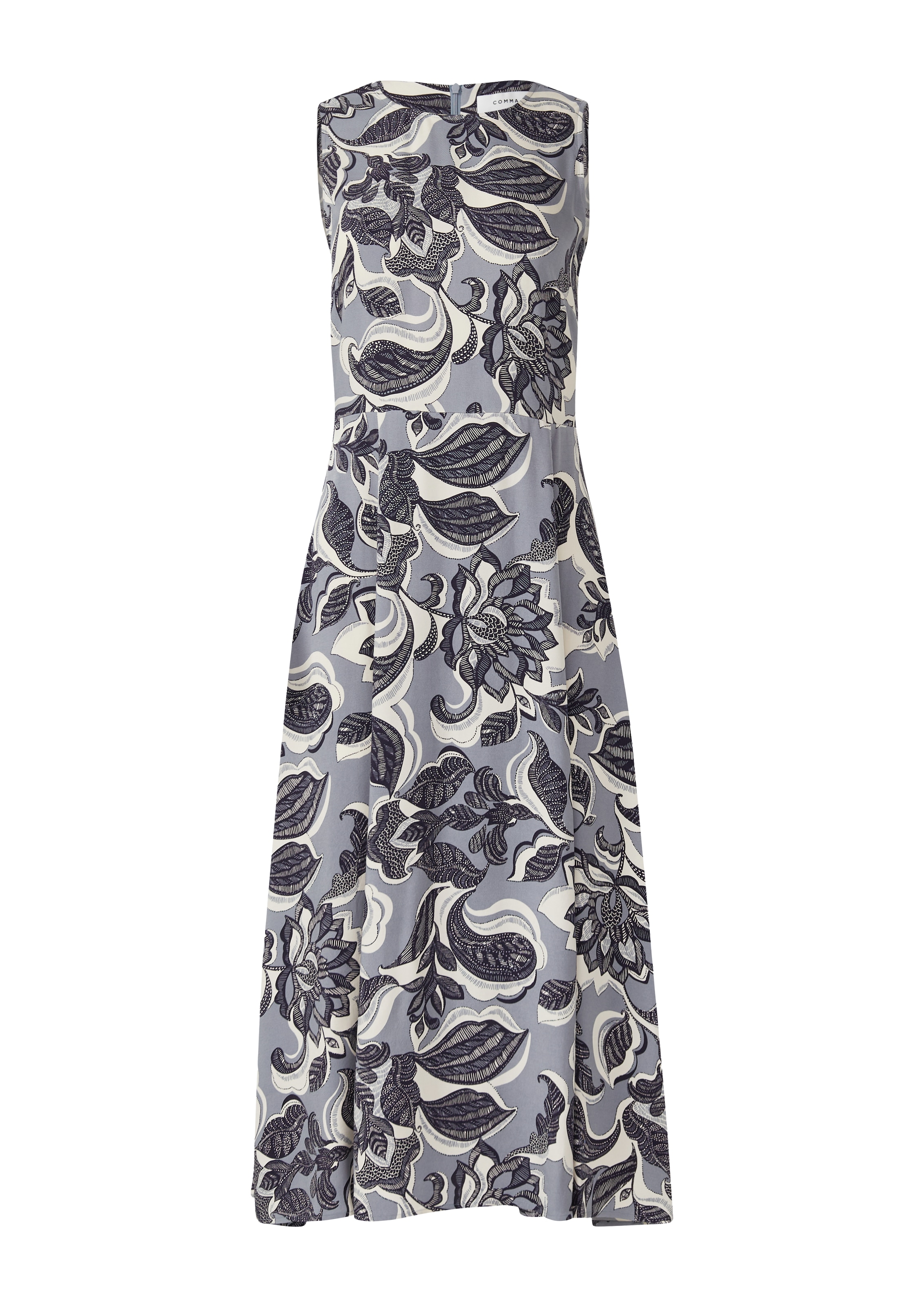 COMMA Kleid in Blau: Vorderseite