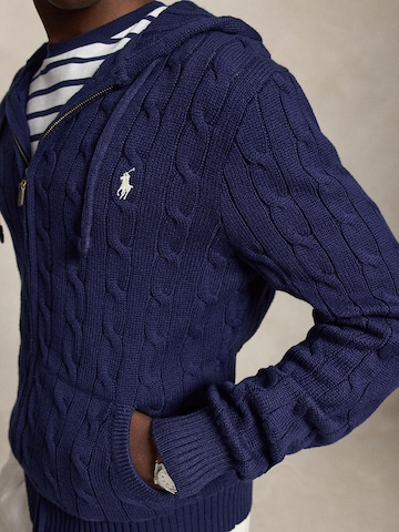 Geacă tricotată de la Polo Ralph Lauren pe albastru