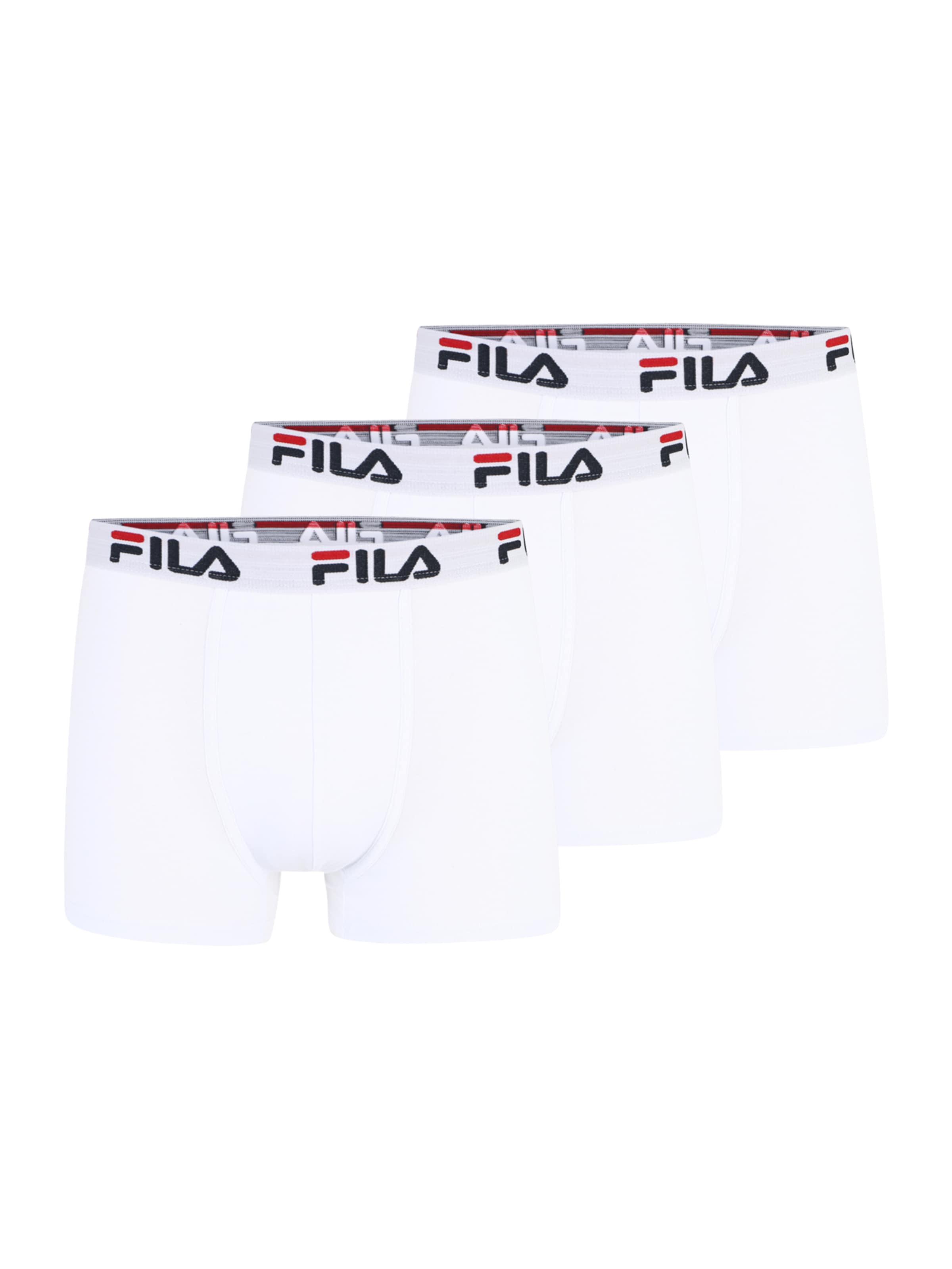FILA - Calzoncillo boxer en blanco: frente