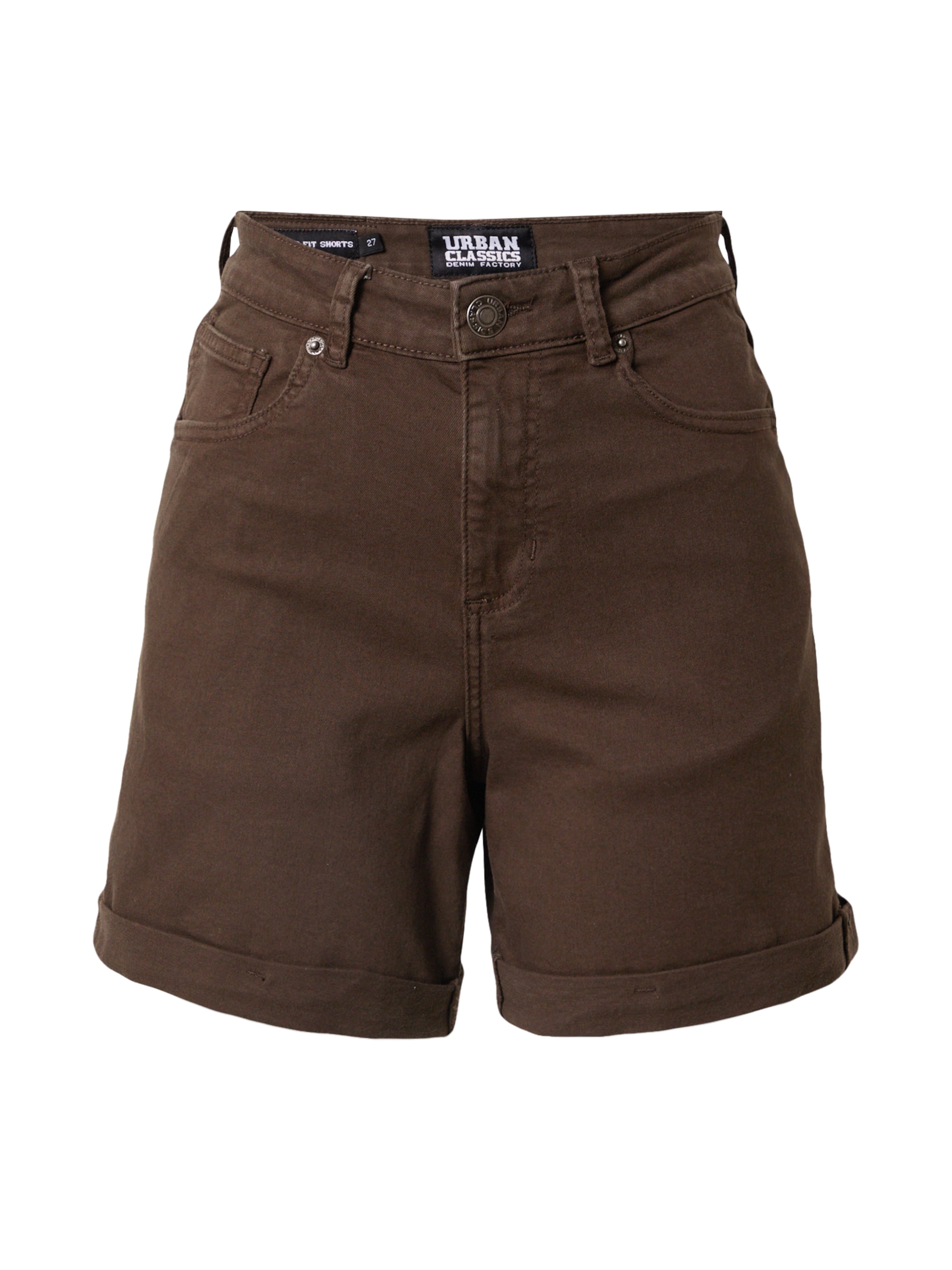 Urban Classics Regular Дънки в кафяво: отпред