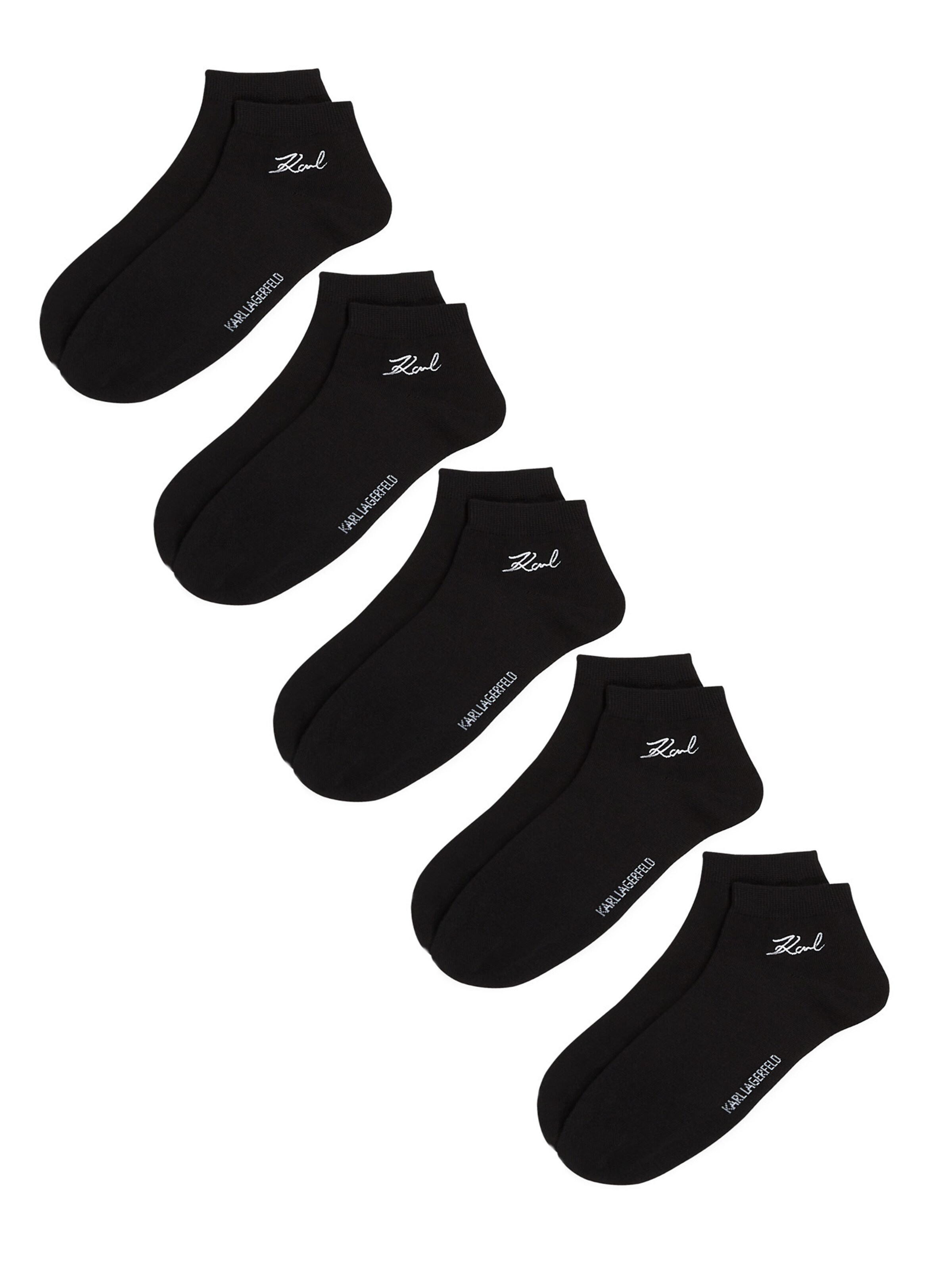 Karl Lagerfeld Κάλτσες σε μαύρο: μπροστά