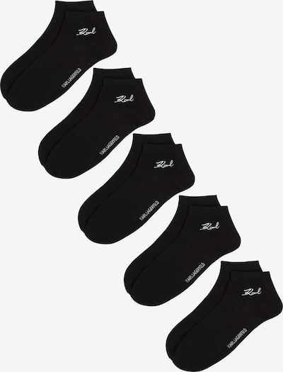 Kojinės iš Karl Lagerfeld, spalva – juoda / balta, Prekių apžvalga