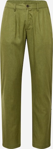BURTON MENSWEAR LONDON Regular Панталон с набор в зелено: отпред