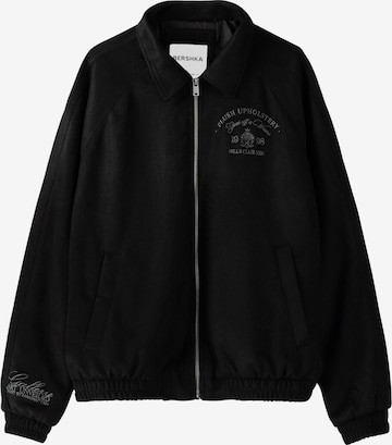 Bershka Between-season jacket in Black: front