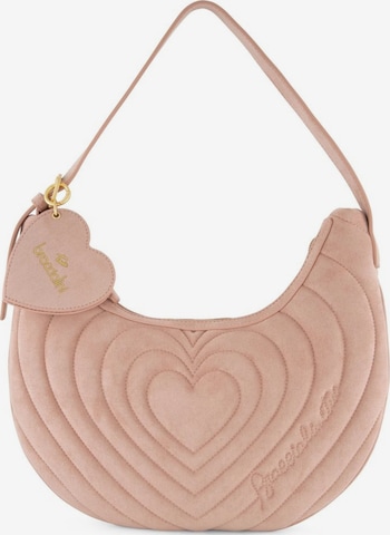 Braccialini - Bolso de hombro 'Beth Matelassé' en rosa: frente