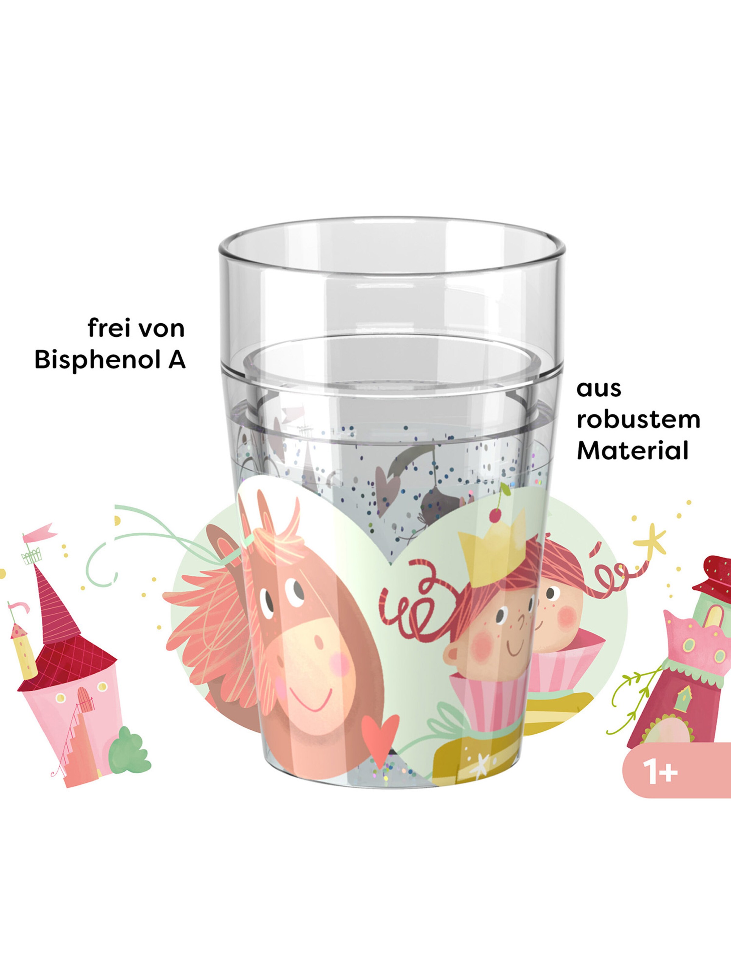 HABA Becher ' Glitzerbecher ' in Mischfarben