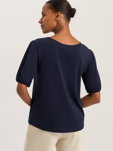 T-shirt 'Natural Shirt' Hanro en bleu