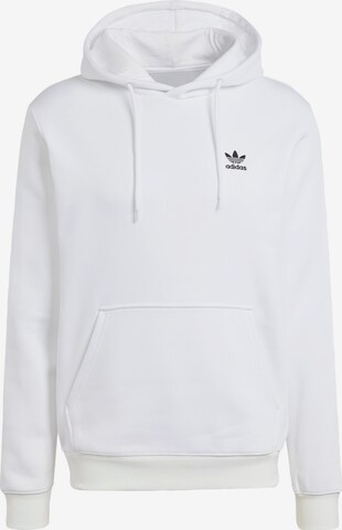 Sweat-shirt 'Trefoil Essentials' ADIDAS ORIGINALS en blanc : devant